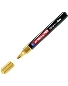 Маркер промышленный лаковый E-790/53 золотистый 2-4 мм Edding