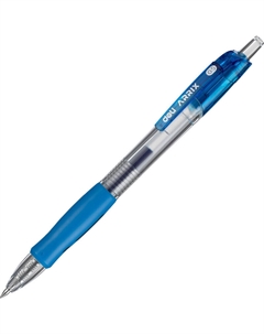Ручка гелевая автоматическая Arris синяя (толщина линии 0.35 мм) Deli