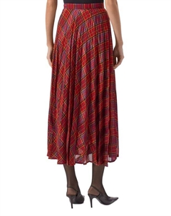 Шелковая юбка Saint laurent