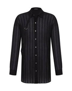 Рубашка из хлопка и шерсти Ann demeulemeester