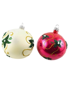 Шар Вьюнок 80мм стекло мультиколор в асс-те Нет марки