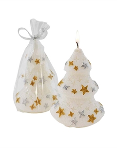 Свеча Снежная ёлка 11,5см Нет марки