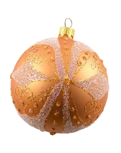 Шар 95мм Орнамент-2 стекло мультиколор в асс-те Нет марки