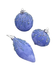 Подвеска Синий бархат 8см стекло синий в асс-те Нет марки