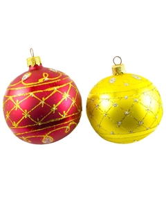 Шар 80мм Алмаз стекло мультиколор Нет марки