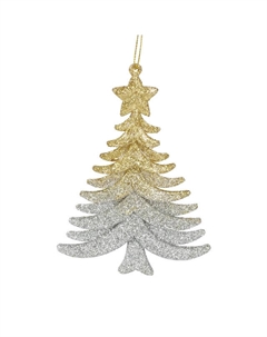 Подвеска Елка 13,5см акрил Maxijoy