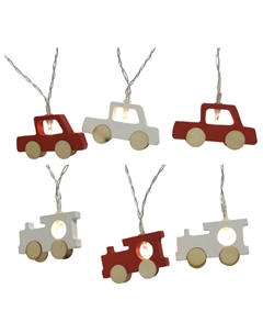 Подвеска с подсветкой Автомобиль/Паровоз 9см на батарейках Kaemingk