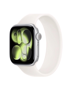 Умные часы Apple Watch Series 11 (GPS), 46 мм, Silver Aluminum Case/Light Blush Solo Loop - Size 3