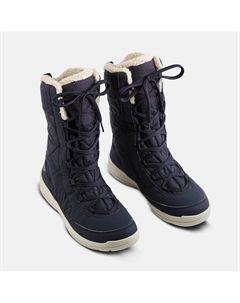 Женские утеплённые водонепроницаемые зимние ботинки NH500 высокие голенища синие Quechua