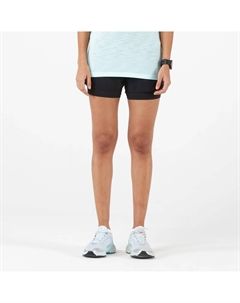 Женские беговые шорты 500 серии дышащие комфортные 2-в-1 Kiprun