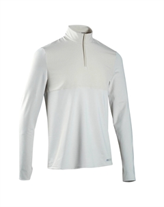 Мужская беговая флисовая полу-зиповая футболка Run 500 Kiprun