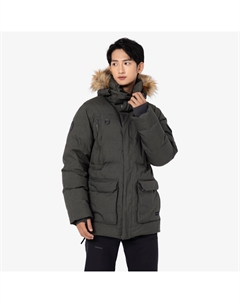 Мужская зимняя водонепроницаемая утеплённая парка для треккинга NH900 зелёная Quechua