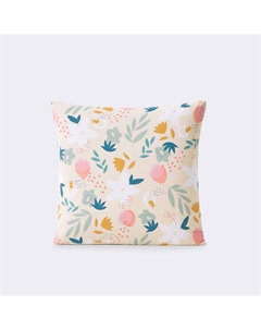 Наволочка из биохлопка Vahina розовый La redoute interieurs