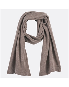 Шарф из шерсти и кашемира произведенный во Франции каштановый La redoute collections