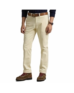 Брюки прямые из стрейчевого вельвета бежевый Polo ralph lauren