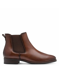 Ботинки челси из кожи каштановый Tamaris