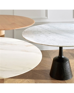 Круглая мраморная столешница 137 см Roundo белый Am.pm.