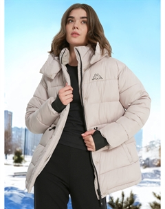 Пуховик женский, Бежевый Kappa