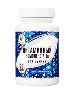 Витаминный комплекс a-zn для мужчин, 30 таблеток Vitamuno