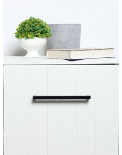 Ручка-скоба square rsc008, нержавеющая сталь, м/о 192 мм, цвет черный Cappio