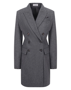 Шерстяное платье Brunello cucinelli
