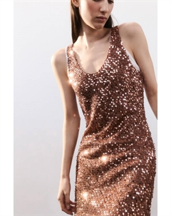 Платье-майка макси с пайетками Befree