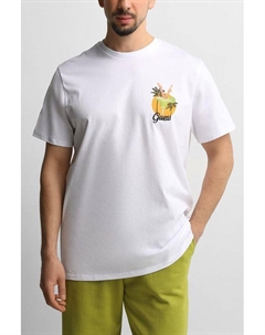 Футболка хлопковая с принтом Guess