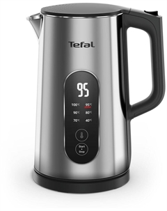 Чайник электрический Tefal Selection KI871DE0, серебристый/черный
