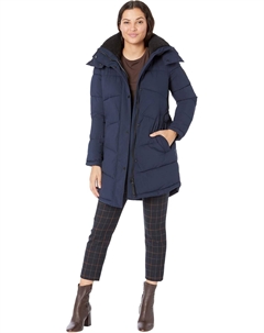 А-силуэт эластичная пуховик, Dark Navy Calvin klein