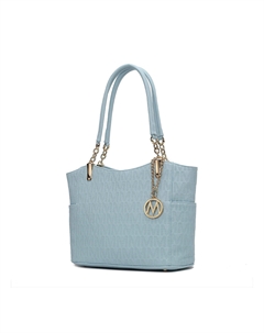 Сумка-портфель Malika M Signature, светло-голубой Mkf collection by mia k.