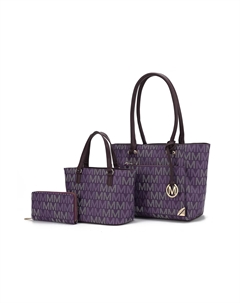 Сумка-тоут и кошелек Lady II M Signature, фиолетовый Mkf