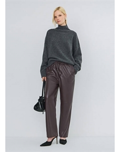 Брюки из искусственной кожи, Фиолетовый Ostin