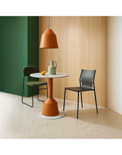 Стул обеденный из экокожи серый So'home