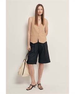 Жилет с добавлением льна приталенного силуэта Finn flare