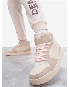 Кеды утепленные для девочек Board Dagger, Бежевый Demix