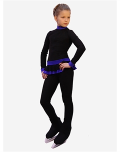 Комбинезон спортивный для фигуристов "Валлей", Черный Icedress