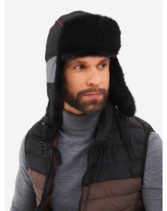 Шапка-ушанка зимняя мужская Siberia Breathable меховая мембранная, Серый Huntsman