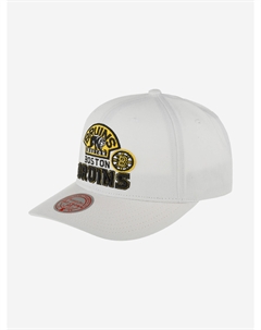 Бейсболка MITCHELL NESS HHSS5758-BBNYYPPPWHIT Boston Bruins NHL (белый), Белый Mitchell and ness