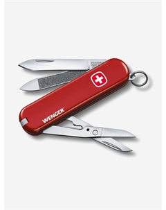 Нож складной Wenger, 65 мм, 7 функций, Красный Victorinox