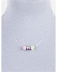 Колье оберег Бусики-колечки