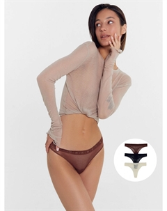 Трусы женские стринги мультипак (3 шт.) Mark formelle