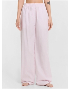 Брюки женские розовые в полоску Mark formelle