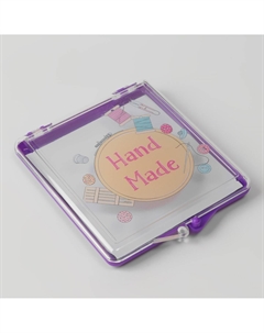 Игольница магнитная hand made, 7×8 см, фиолетовая Арт узор