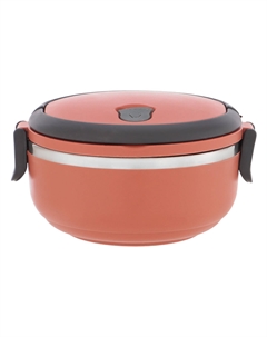 Ланч бокс, 500 мл, 8×17 см, нержавеющая сталь, коричневый Доляна
