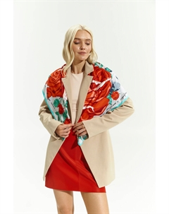 Платок "Город До", 90х90 см Русские в моде