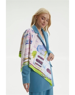 Платок "Я горожанка", 90х90 см Русские в моде