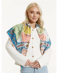 Платок "Карты Ремезова", 90х90 см Русские в моде