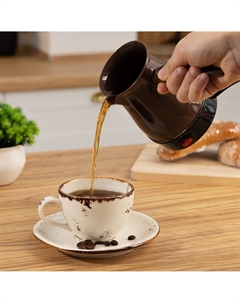 Турка электрическая luazon lte-601, 250 мл, 600 вт, коричневая Luazon home