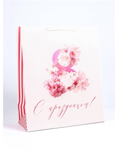 Пакет подарочный ламинированный вертикальный Upak land