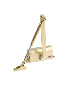 Доводчик дверной тундра d=40gp, до 40 кг, цвет золото Tundra